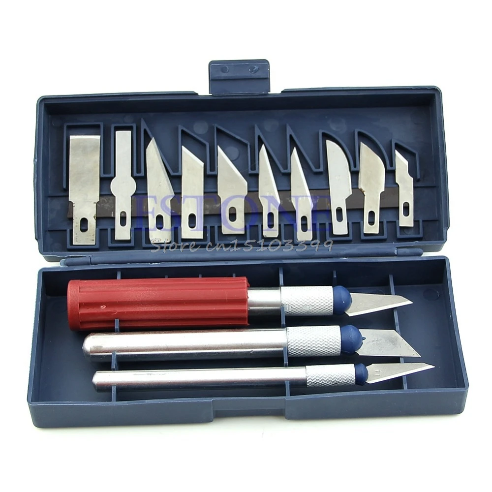 

1 Set Exacto Style Hobby Knives For Multi Purpose Crafts Reborning Dolls G08 Drop ship