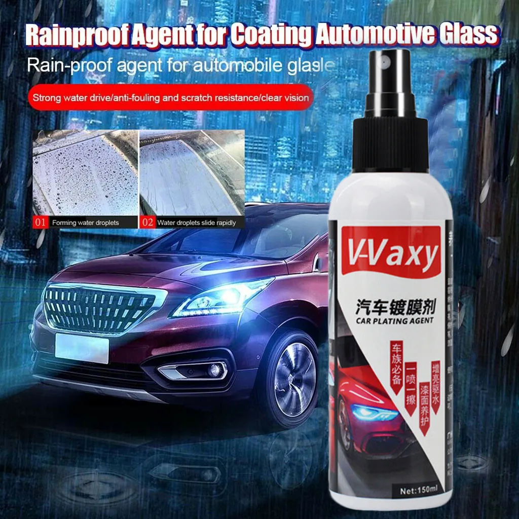

Car Liquid Coat Mirror Rainproof Agent Flooding Glass Rain Mark Oil Film Remover a prueba de lluvia Espejo de cubierta Removedor