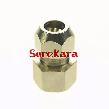 

2pcs 1/8" BSP Female Thread Brass Fit 8mm OD Tube Coupler Adapter Connector Compression fitting For Tubing