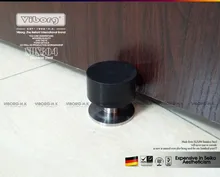 VIBORG SUS304 Stainless Steel Casting + Rubber Floor mounted Wall mounted Door Stopper Door Stops Doorstops, RS-21