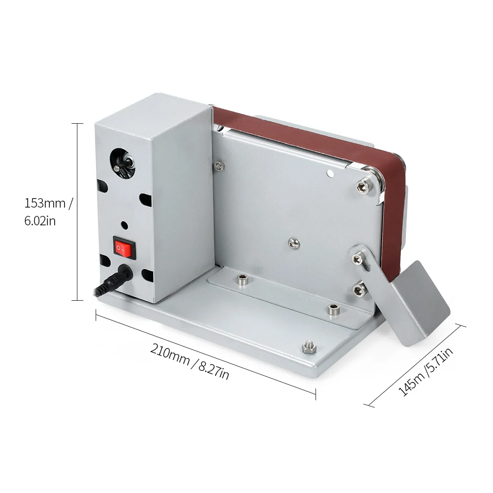 Многофункциональный ленточный шлифовальный станок ленточного типа шлифовальный ленточный станок шлифовальный ленточный мини-станок электрический шлифовальный станок маленький шлифовальный станок