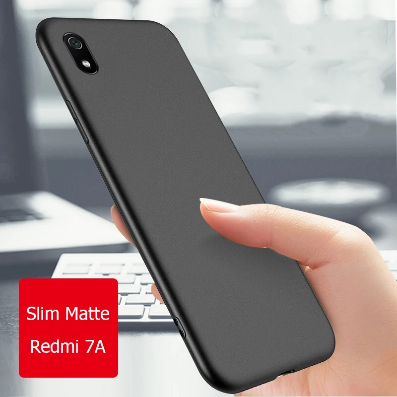 Чехол MUCHI для Xiaomi Redmi 7A мягкий матовый тонкий Ударопрочный силиконовый чехол Xiomi 7
