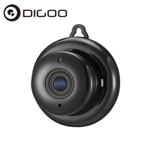 Digoo DG-M1Q 960P 2.8mm Wireless Mini WIFI Night Vision Smart Home Security IP Camera Support Onvif Monitor Black Grey