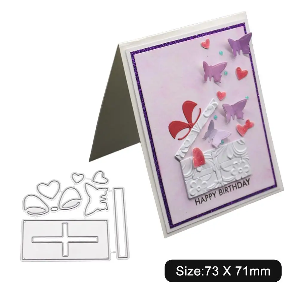 

Cards Making Metal Cutting Dies Butterfly Frame For DIY Stamp Scrapbooking Photo Album Embossing Paper Decorative Crafts Die Cut