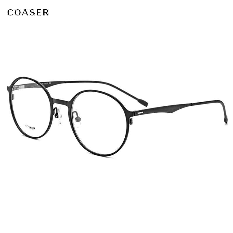 

Vintage Brand Round Metal Glasses Men Optical Frame Computer Glasses Clear Big Eyewear Reading Prescription Spectacle Eyeglasses