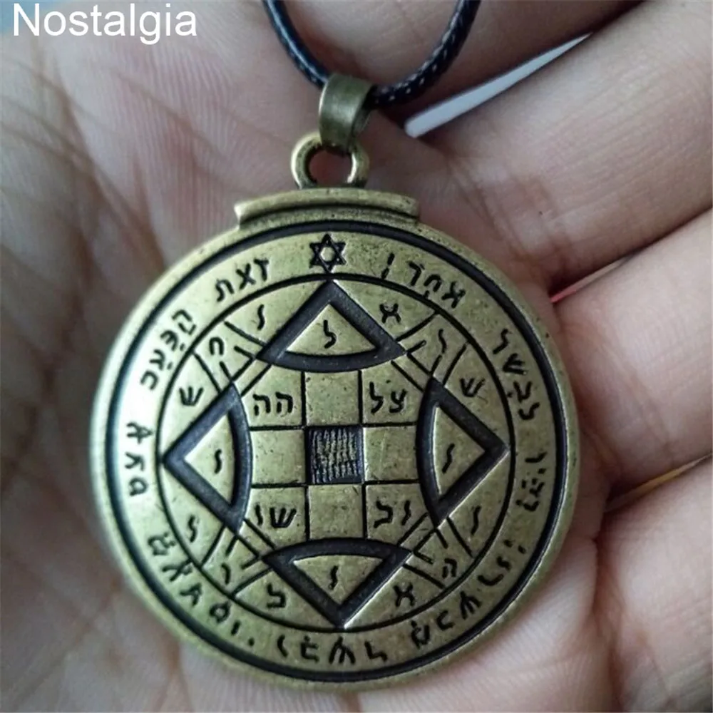 

Key Of Solomon Obtain Love Pentacle Seal Pendant Necklace Hermetic Enochian Kabbalah Pagan Wicca Jewelry