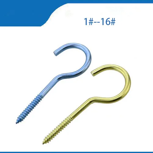 

Light hooks iron hooks M0 M1 M2 M3 M4 M4 M6 self-tapping screw hook rings sheep eye screw rings free shipping