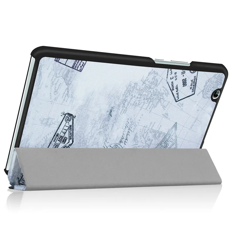 Роскошный чехол для huawei Mediapad M3 8 4 &quotскладываются в три раза из искусственной кожи