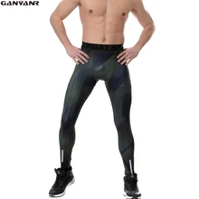 Ganyanr бренд Колготки Для мужчин Спортивные леггинсы Compression Long Брюки для девочек скины Training Фитнес Йога Мотобрюки зима спандекс