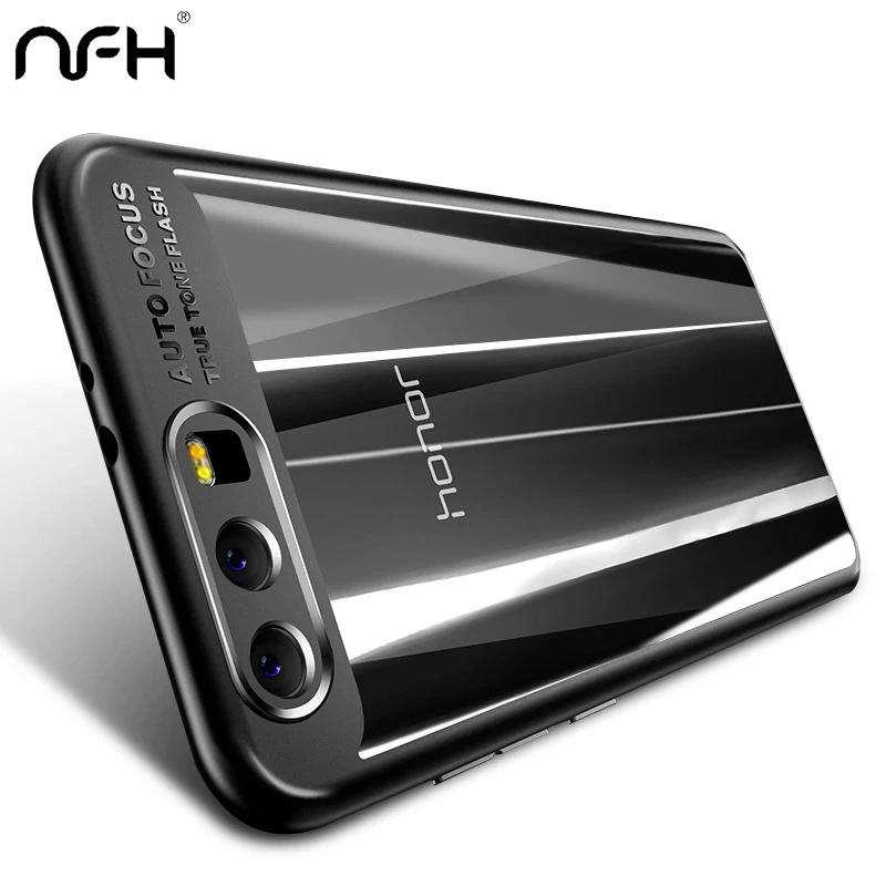 

NFH For Huawei Honor 9 Case Hard PC + Soft silicone Back Cover for Huawei Honor 9 Cases Phone Case On Huawei Honor 9 Cover Coque