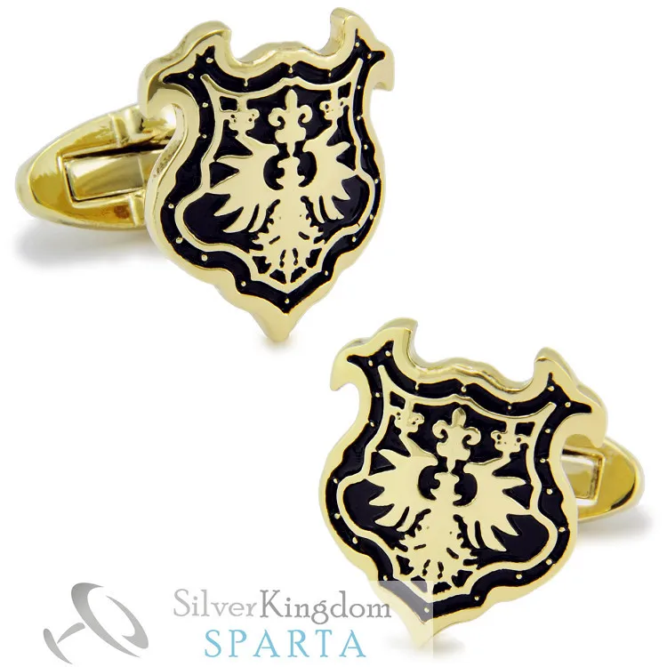 

SPARTA Maya Plated with Gold cufflinks men's Cuff Links + Free Shipping !!!