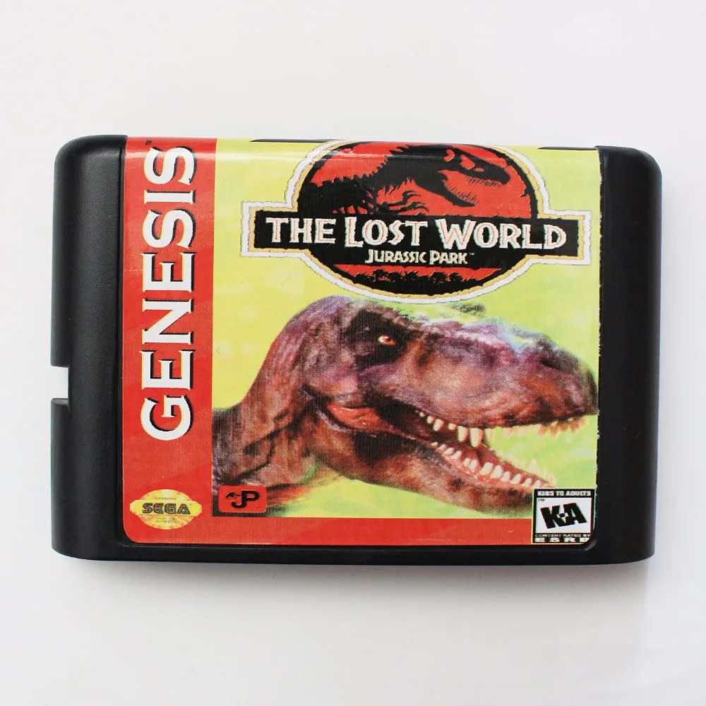 Карта для Sega Mega Drive Genesis Парк Юрского периода 16 бит | Электроника