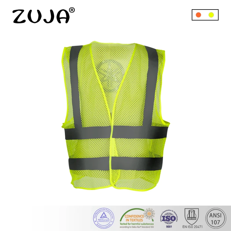 

High Visibility Breathable Big Mesh fabric Vest