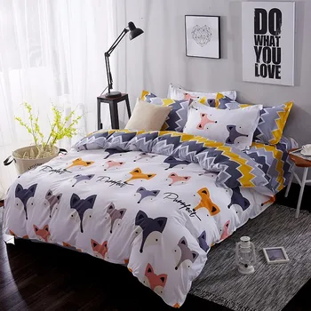 

Juwen Home Textile Cartoon Fox 3/4pcs Bedding Sets Children's Beddingset Bed Linen Duvet Cover Bed Sheet Pillowcase/bed Set