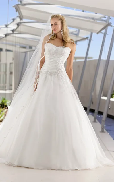 Free Shipping Gorgeous White Ivory Princess Cut Organza Ball Free Shipping Gorgeous White Ivory Princess Cut Organza Ball Gown Wedding Dresses Diamante