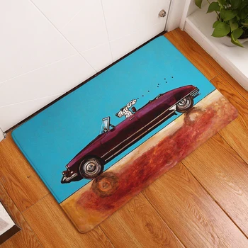 

20 Style Cartoon Car Print Carpets Anti-Slip Floor Mat Outdoor Rugs Front Door Mats 40X60 50X80cm.