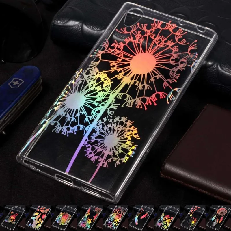 

Luxury Phone Case For Sony Xperia L1 G3311 G3312 G3313 L2 H3311 H3321 H4311 H4331 Laser Shining Cover Soft Silicone Case P01Z