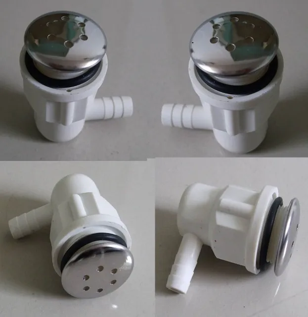 Bathtub spa stainless steel Air bubble jet with Chrome plating, air