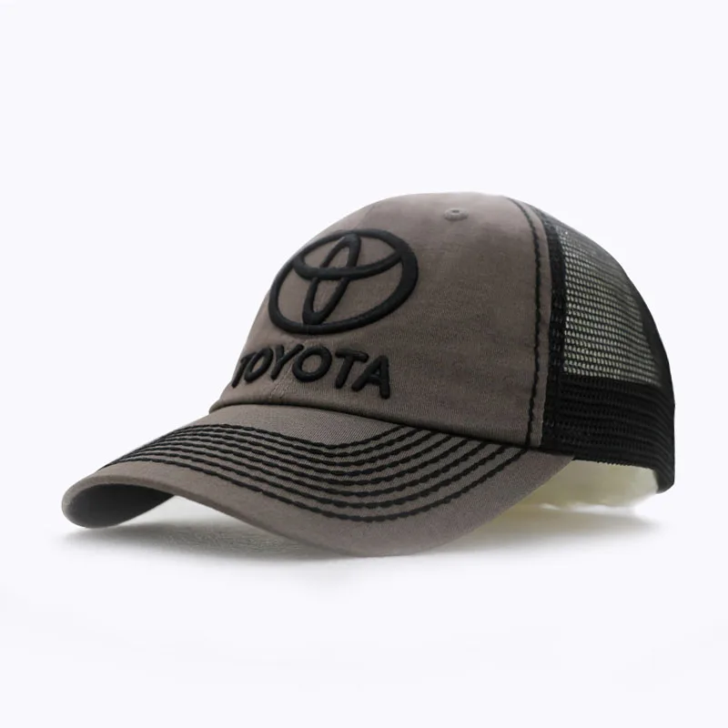 

2019 New Baseball Cap Motorcycle 3D Embroidered toyota Racing Car Moto GP Motocross Riding Hat Cap Mesh cap