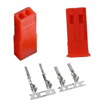 

10 pairs 2.54mm JST SYP 2-Pin Female & Male Red Plug Housing Crimp Terminal Connector Kit 20%off