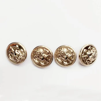 

good quality shirt buttons 11.5mm fashion round metal snap head buttons zinc alloy sewing buttons 100pcs sewing supplies