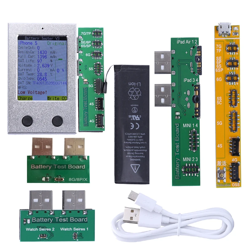 New Apple iPhone Battery Tester For iPhone X 8 8P 7 7P 6 6P 6S 6SP 5 5S 4 4S Battery Checker a