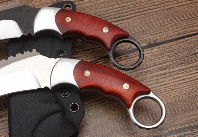 Karambit нож 61HRC DC53 stee 5 мм лезвие Высокое качество Открытый Отдых EDC инструмент для выживания разведка Карманный Подарочный нож