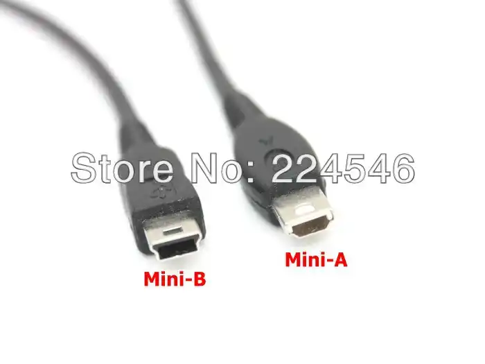 Detail Feedback Questions about Mini USB MINI A TO MINI B 5pin USB cable for TI 84 Plus TI 89
