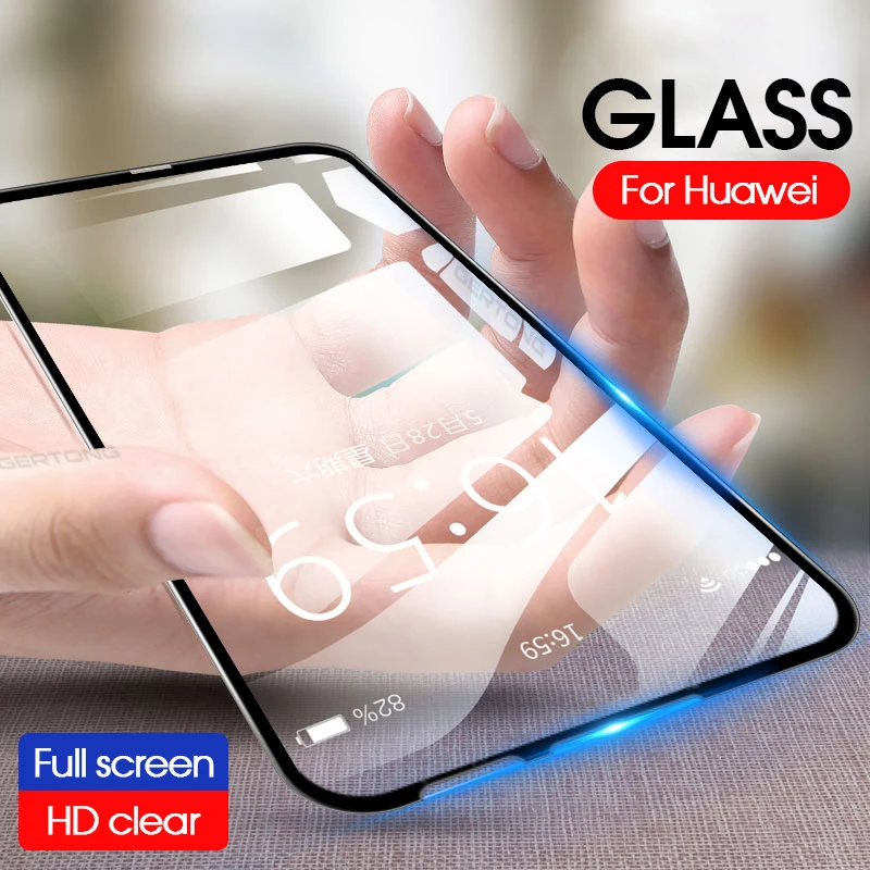 

Full Cover Protective Glass For Huawei P20 Lite 2019 P20 Pro P 20 P 20Lite P20Pro Screen Protector HD Explosion-proof Glass