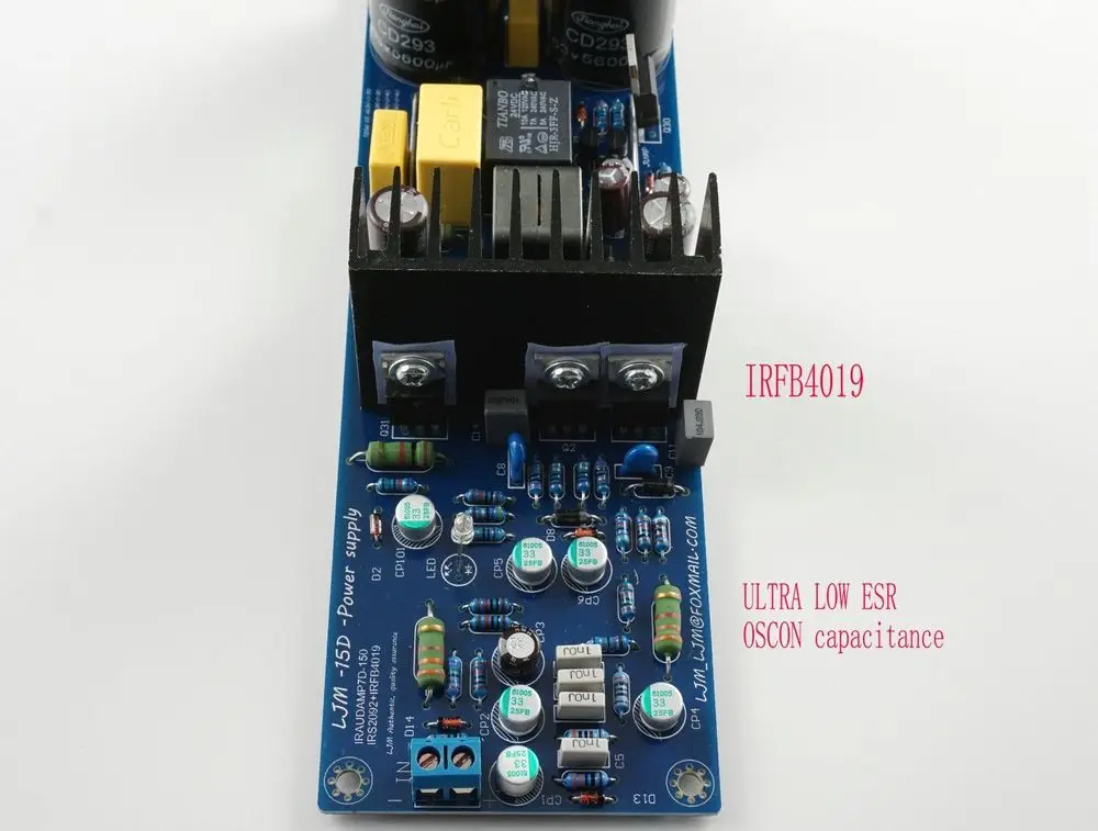 Новый Sep_store Собранный L15D PS усилитель плата 300 Вт моно MOSFET IRFB4019 AMP|amplifier board|amplifier board