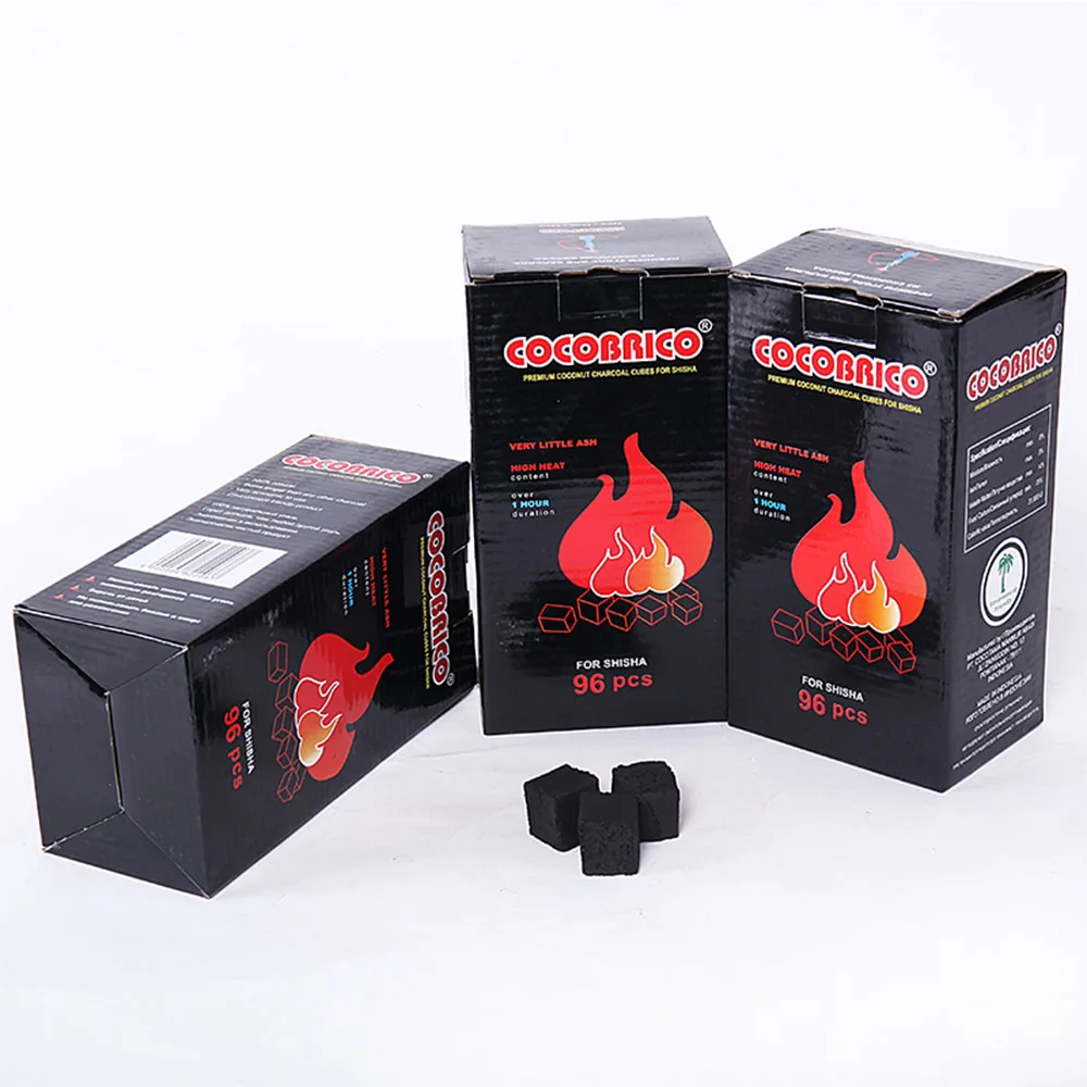 96 или 48 штук Yameisi Hookahs уголь Cocobrlco древесный из кокосового ореха сжигание углерода