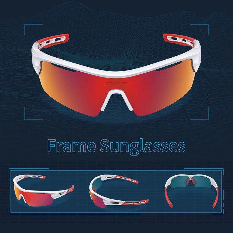 Поляризованные спортивные солнцезащитные очки для Для мужчин Для женщин Велоспорт Бег вождения Бейсбол Брендовая дизайнерская обувь модные UV400 gafas deportivas