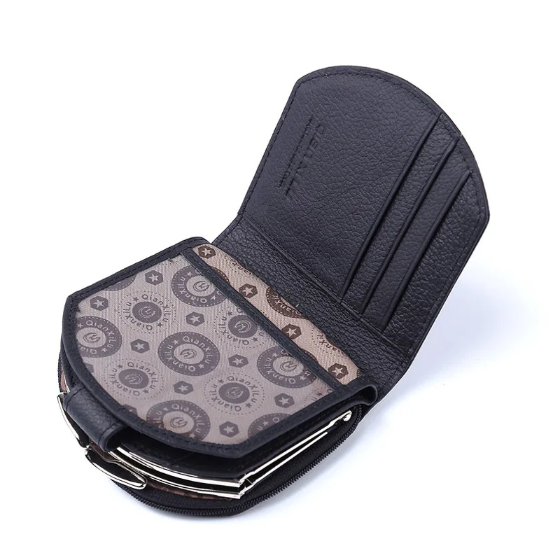 Kopen Hot Selling Hasp Kwaliteit Echt Leer Vrouwen Portemonnee Korte Portemonnee Hobos Kleine Portemonnee Vrouwelijke Mode Gift Portemonnee Kaarthouder