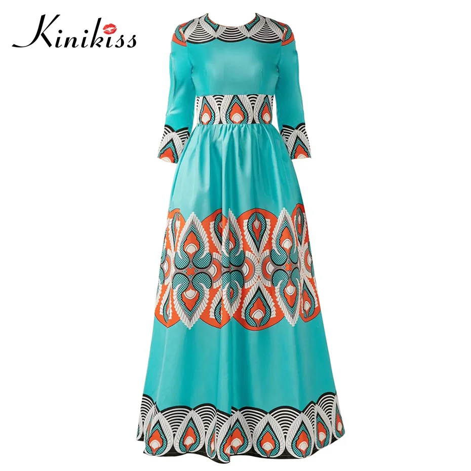 round neck geometric printed maxi dress round neck geometric printed maxi dress