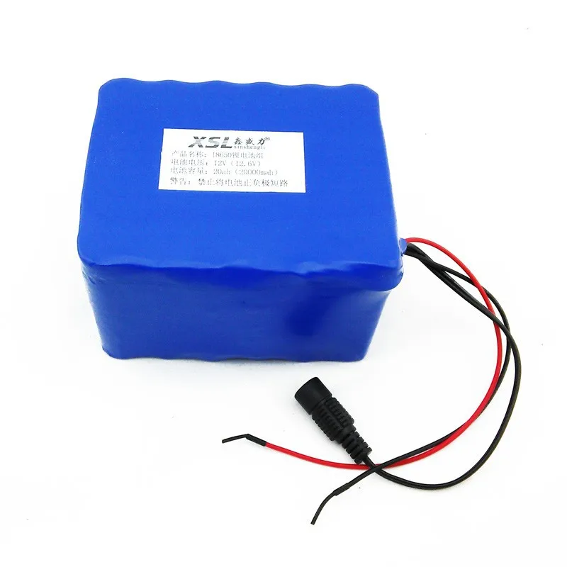 

12v18650 20A lithium ion battery protective plate 20000 MAH for hunting and fishing lights bulbs of different sizes