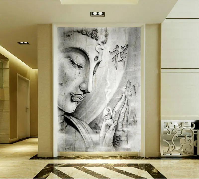 Buddha Canvas Diamond Painting Zen Room Wall Picture Living Room Zen