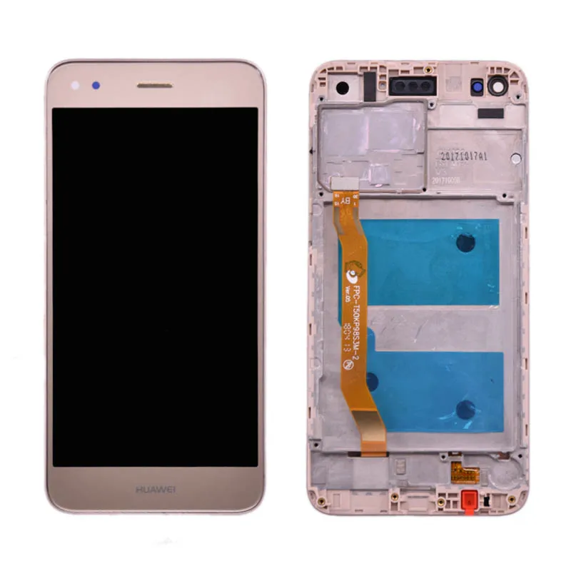 Beste Originele Voor Huawei P9 Lite Mini SLA L02 SLA L22 Lcd scherm + Touch Screen Digitizer Vergadering Voor Huawei Y6 Pro 2017 lcd