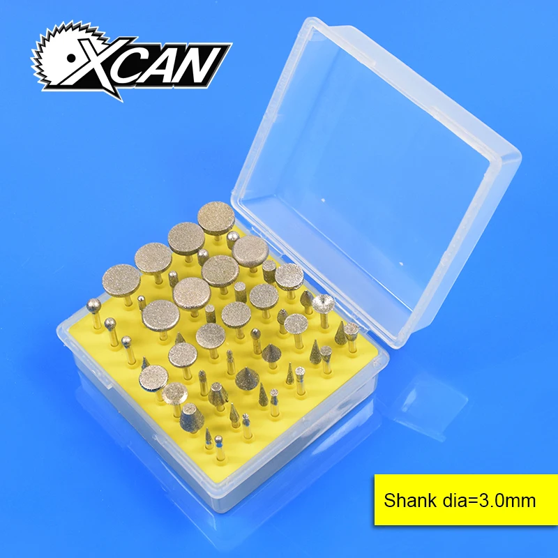 

50PCS/set Diamond grinding head Grinding wheel Bur grinder for Dremel Abrasive Rotary Tools