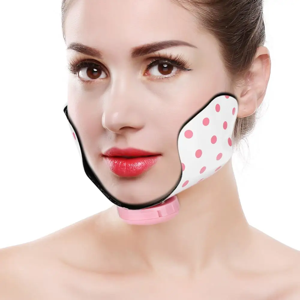 Electric Mini Face Slimming Pad Lifting Adjustable Silicone Firming