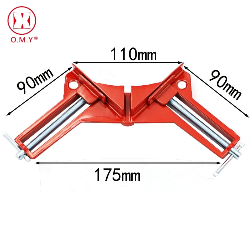 OMY 4 шт. Стиль 90 градусов зажим правой деревообрабатывающей рамы зажим DIY Стекло