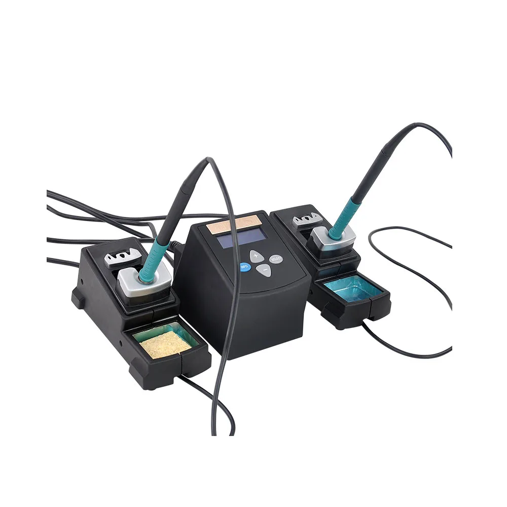 

YOUYUE 3600 Dual Soldering Irons Digital Soldering Station with 2-Channel Handles 95-400 degree Temperature Adjustable