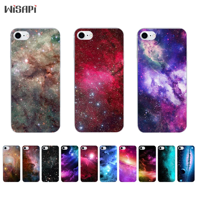 

Silicone Case For iPhone 7 7plus 8 X 10 Shell for iPhone 5s 5c SE 6 6s 6plus Case Transparent TPU Bumper Shining Star Phone Case