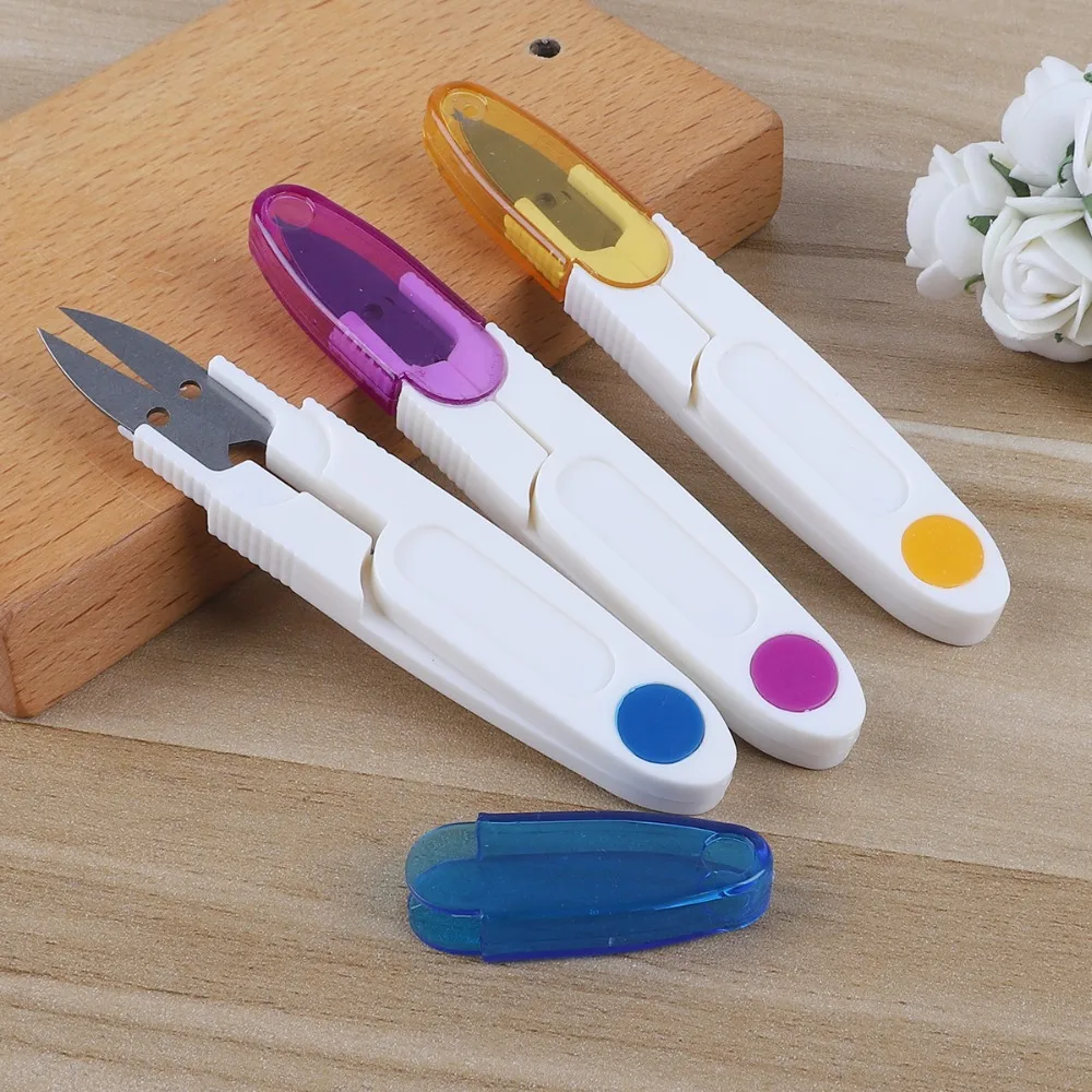 

Stainless Steel Snip Thread Cutter Scissors for DIY Jewelry Findings Cross Stitch Home Crafts Tailor Sewing Tool Color random