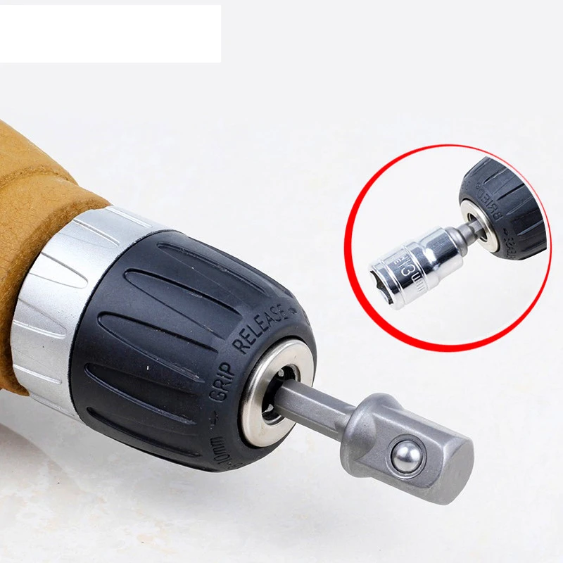 Mainpoint 1/4 &quot3/8&quot 1/2 &quotШестигранная Драйвер адаптер Комплект молоток головка