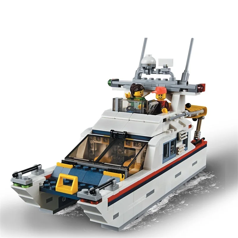 3117-City-Creator-3-in-1-Vacation-Getaways-Model-Building-Blocks-Enlighten-Figure-Figure-Toys-For