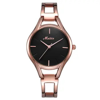 

New Steel Belt hand clock dress elegant Watches Precise Quartz Movement famous brand watch for women stylish