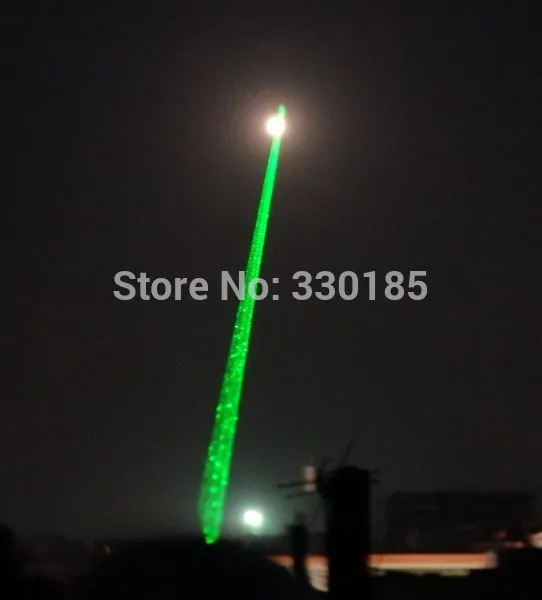Высокая мощность Зеленая лазерная указка 1000000 м 1000 Вт 532нм лазерный луч Военная горящая спичка/бумага/сухая древесина/Свеча/черный/сжигание сигарет
