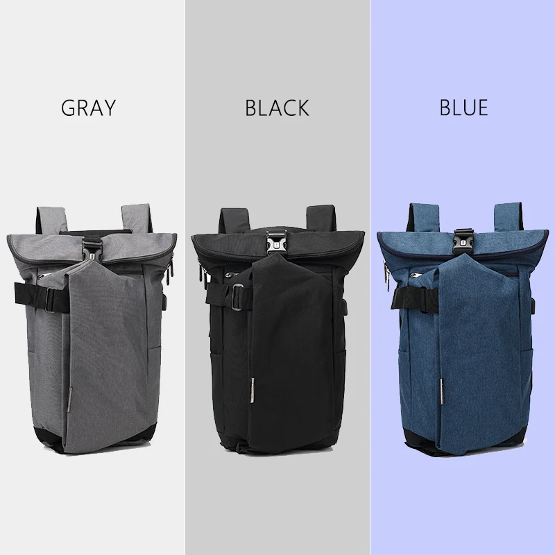 OZUKO модный рюкзак для подростков мужчин 15,6 дюймов рюкзаки для ноутбука Оксфорд рюкзак для путешествий повседневные школьные сумки USB Mochila