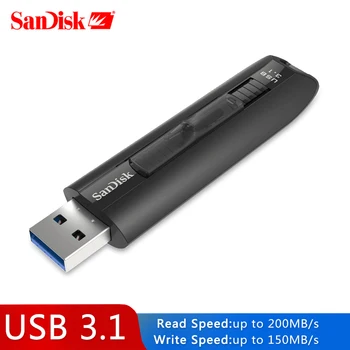 

Sandisk Extreme Usb Flash Drive High Speed 200MB/s Pen Drive CZ800 Memoria Usb 64GB Usb 3.1 Disk 128GB Pendrive Memory Stick