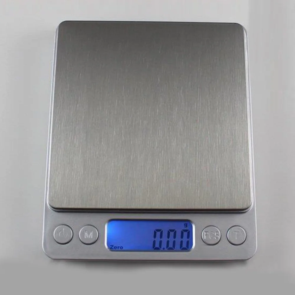 

1000g x 0.1g / 2000gx0.1g Digital Gram Scale Jewelry Weight Weighing Tool